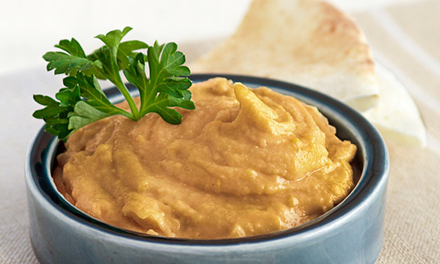 Hommus de batata-doce Hommus de batata-doce