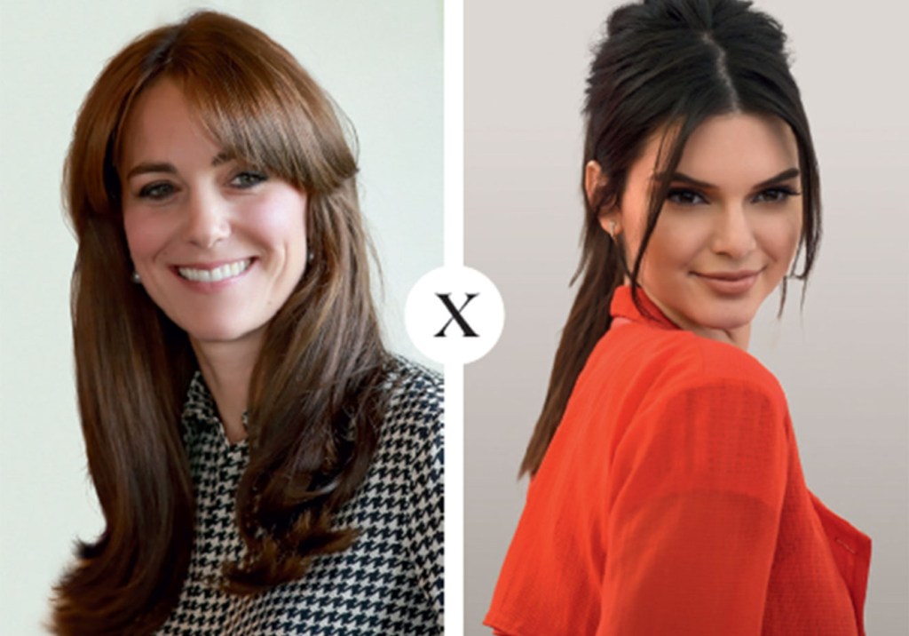 Batalha das franjas: Kate Middleton x Kendall Jenner