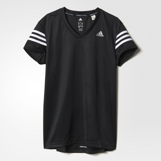Camiseta Response, Adidas, R$ 79,99. Encontre em: <a href="https://www.adidas.com.br">www.adidas.com.br</a>