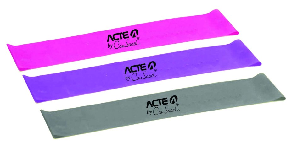 Mini band, Acte Cau Saad, R$ 72,00. Encontre em: <a href="https://www.actesports.com.br">www.actesports.com.br</a>
