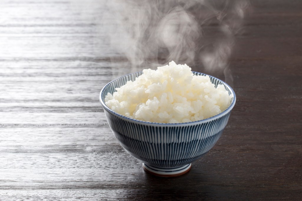 Pote de arroz quente