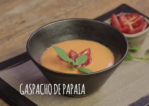 gaspacho de papaia