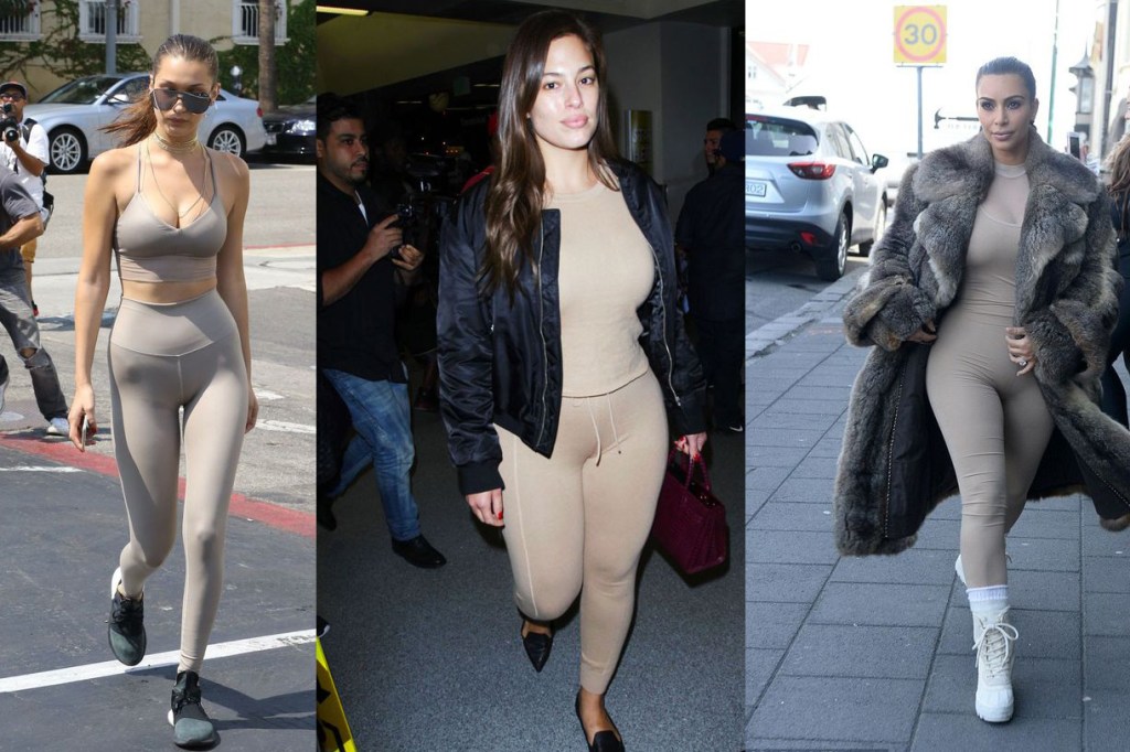 Tendência entre as famosas, a legging nude divide opiniões