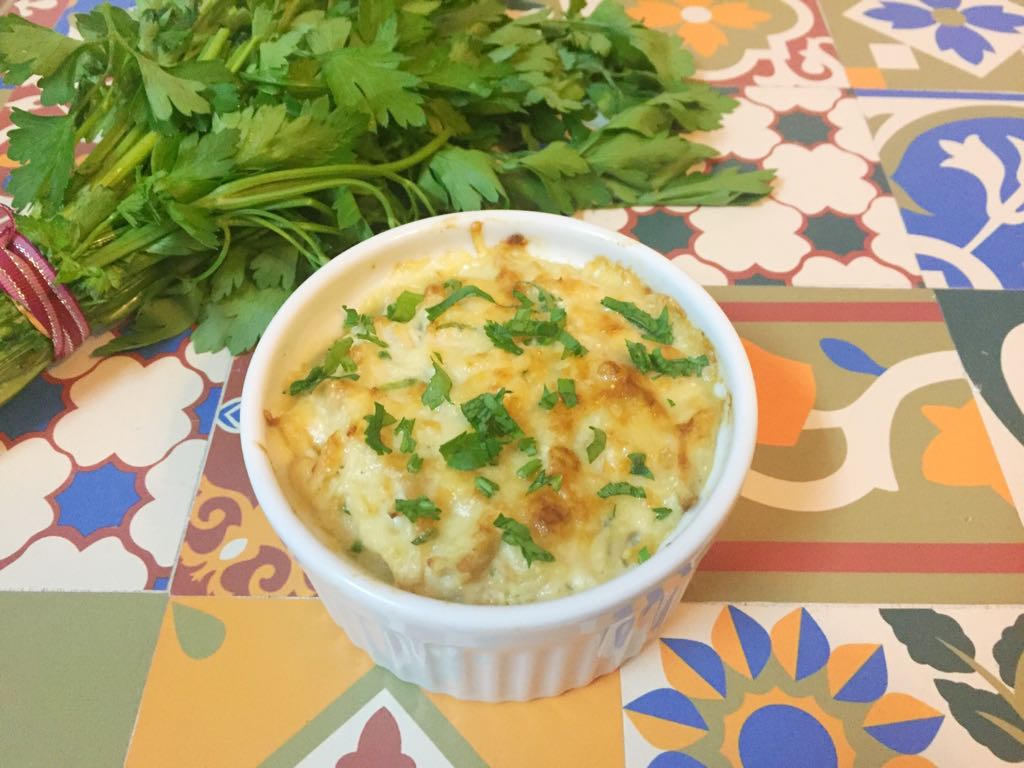 Fricassê de frango funcional feito com creme de leite vegetal