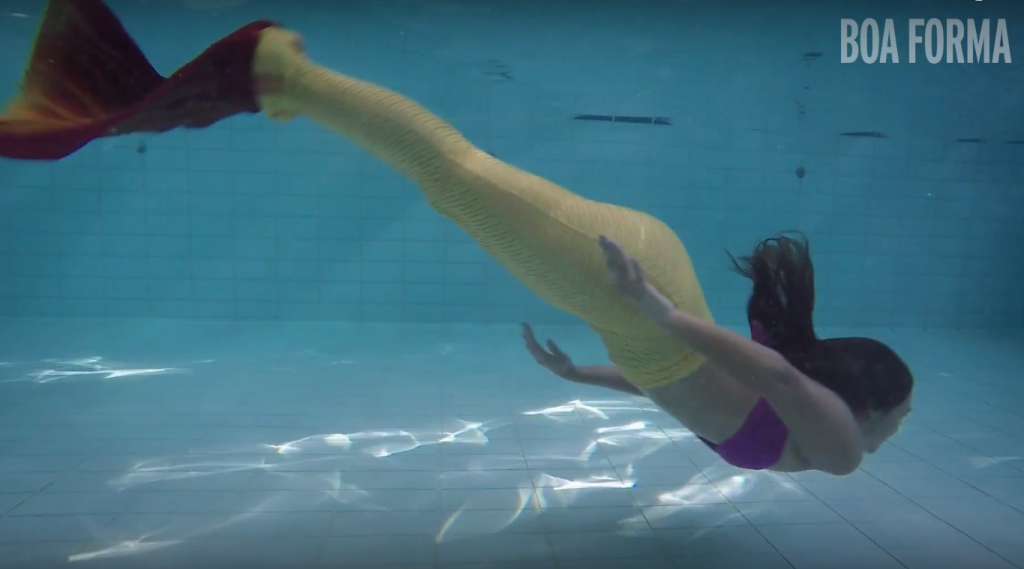 Fui sereia por um dia e amei! Você também pode ser, sabia?