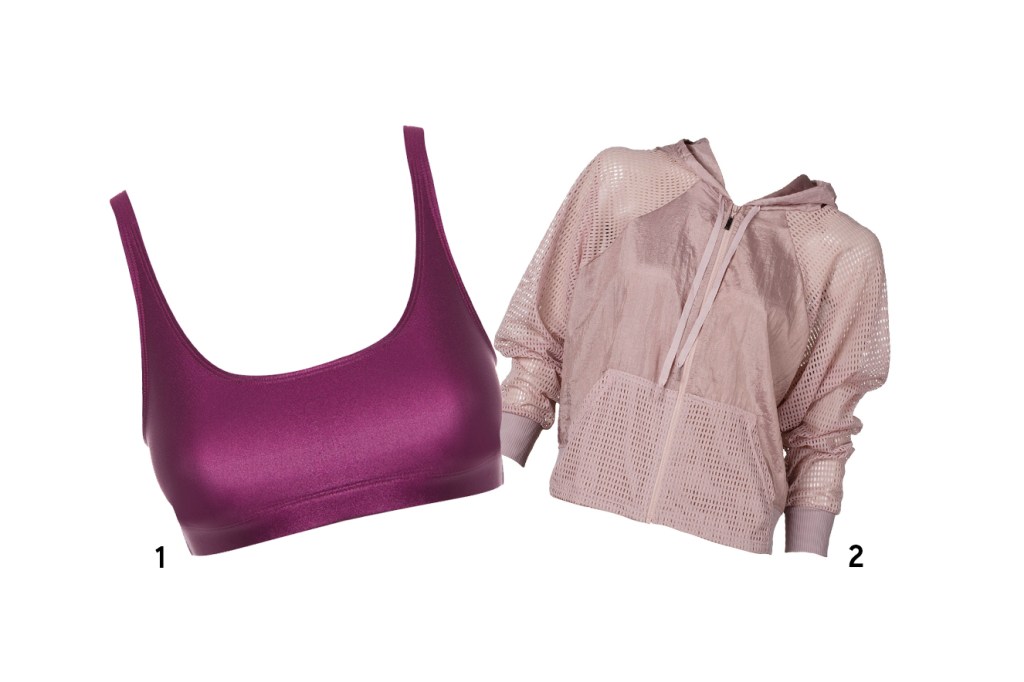 1. Top, Lauf, &agrave; venda na <a href="https://www.shop2gether.com.br" target="_blank" rel="noopener">Shop2gether</a>, de R$ 143 por R$ 71; 2.&nbsp;Jaqueta, <a href="https://www.tf.com.br/" target="_blank" rel="noopener">Track & Field</a>, de R$ 280 por R$ 170 (pre&ccedil;os pesquisados em novembro de 2017)