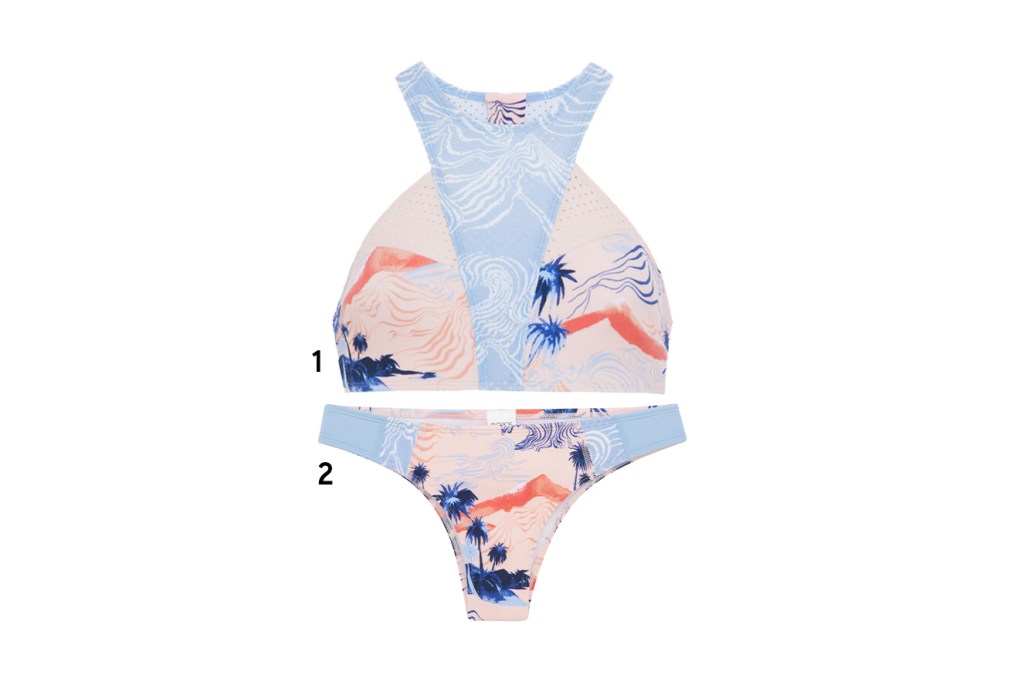 1. Top de biqu&iacute;ni, <a href="https://www.roxybrasil.com.br/" target="_blank" rel="noopener">Roxy</a>, de R$ 230 por R$ 161; 2. Calcinha de biqu&iacute;ni, <a href="https://www.roxybrasil.com.br/" target="_blank" rel="noopener">Roxy</a>, de R$ 100 por R$ 70 (pre&ccedil;os pesquisados em novembro de 2017)<a href="https://www.roxybrasil.com.br"></a>