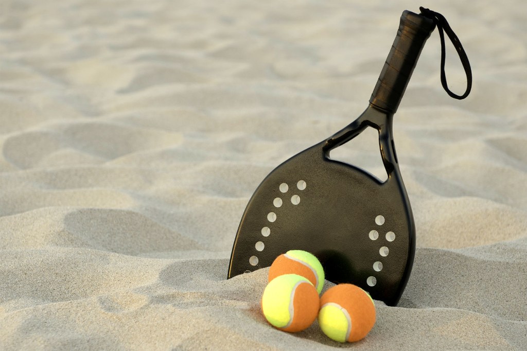 Raquete de beach tennis