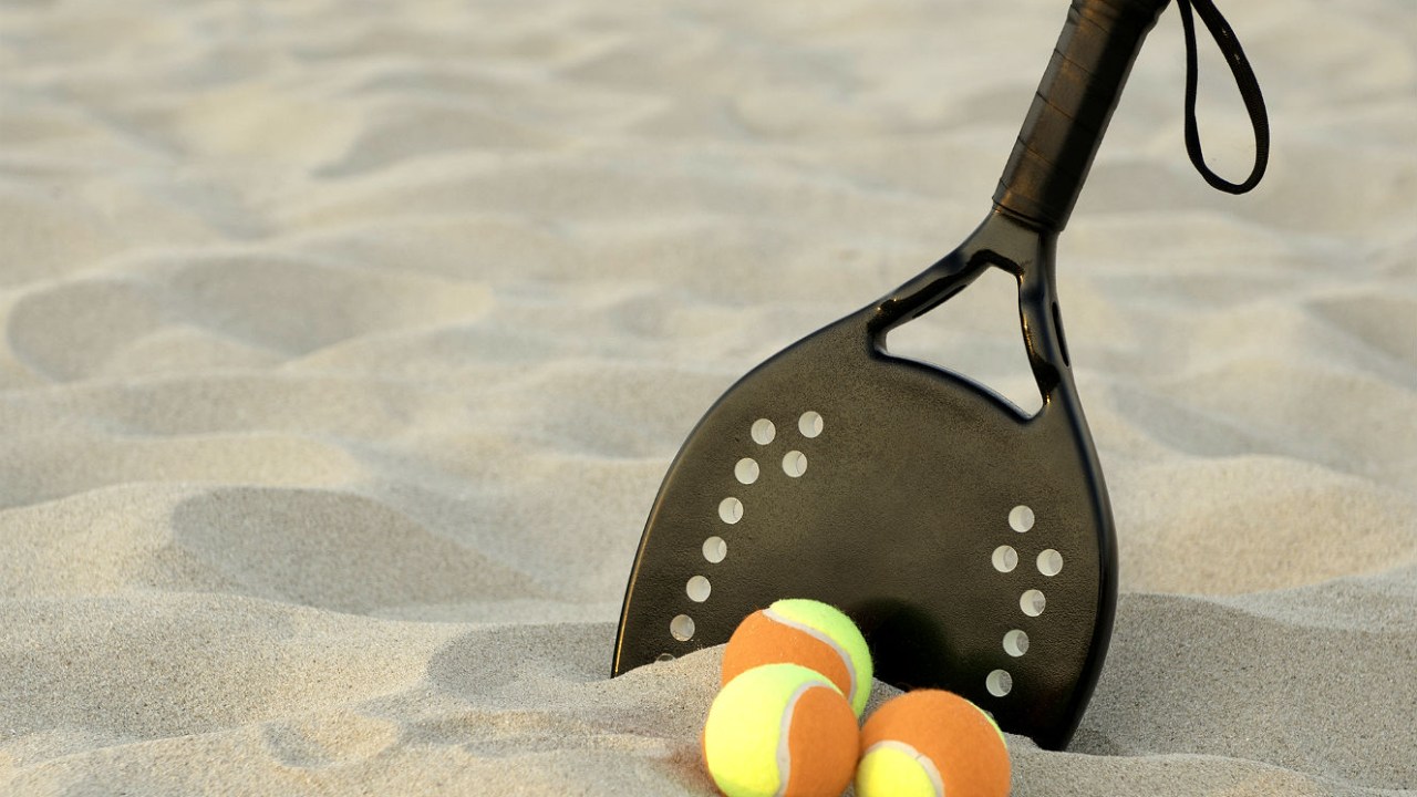 Raquete de beach tennis