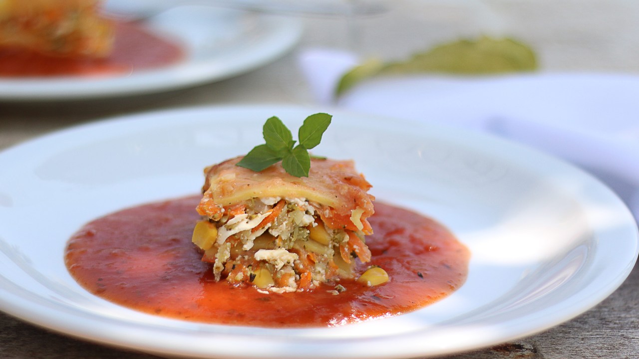 lasanha vegetariana