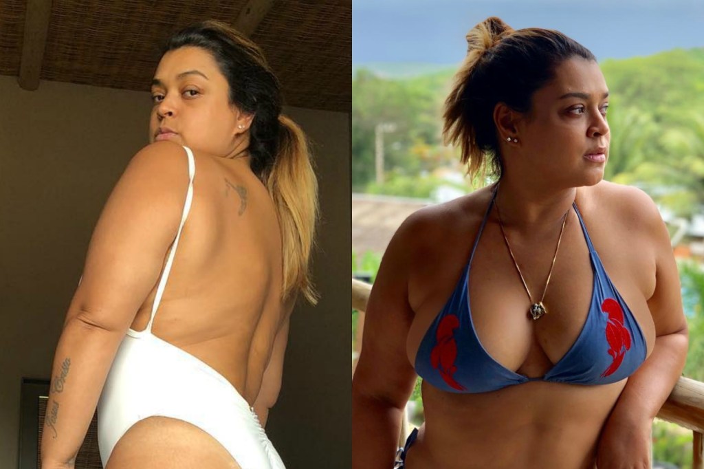 Preta Gil posta fotos de biquíni e dá lição de amor-próprio