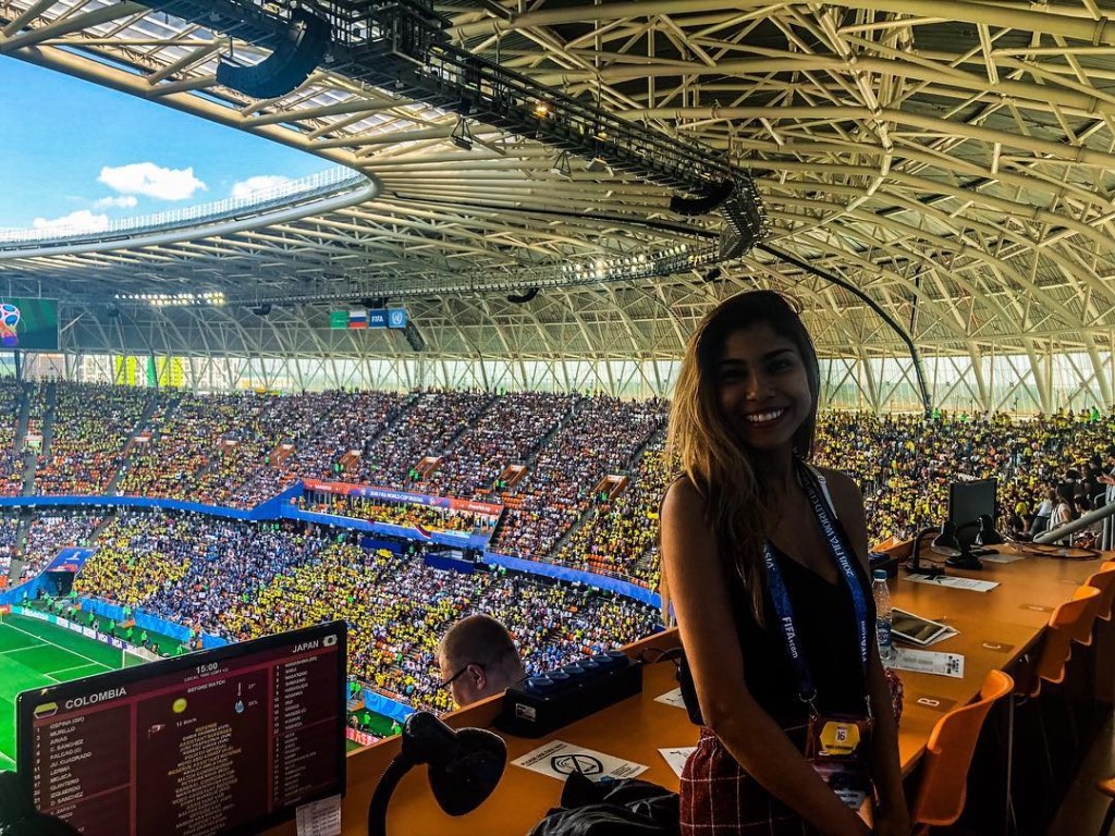 Copa do Mundo: jornalista colombiana sofre assédio em transmissão ao vivo