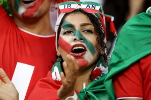 Torcedora Iraniana na Copa do Mundo 2018