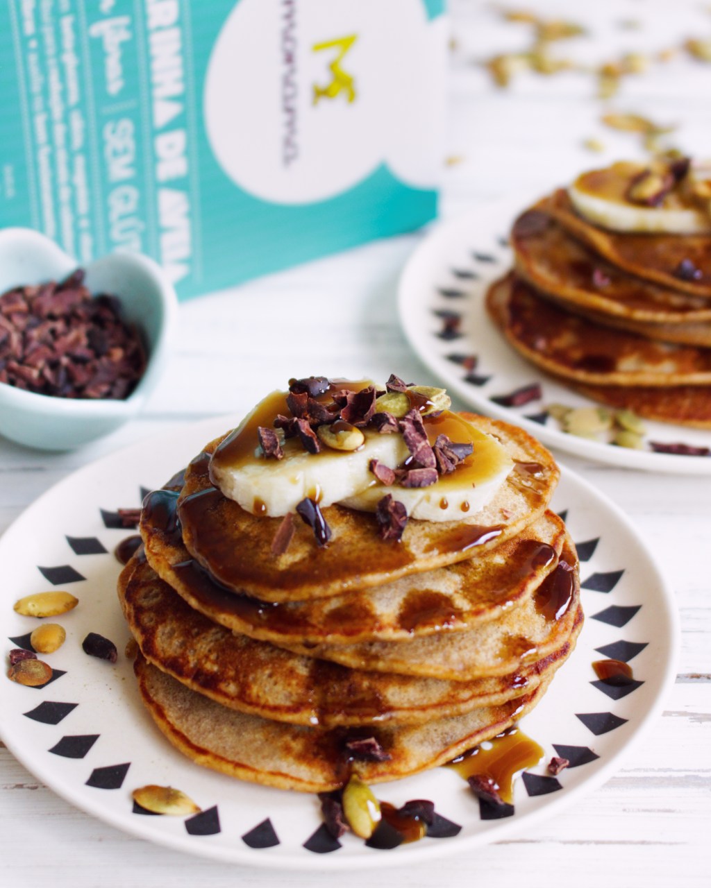 Receita de panqueca americana fitness, sem glúten e deliciosa