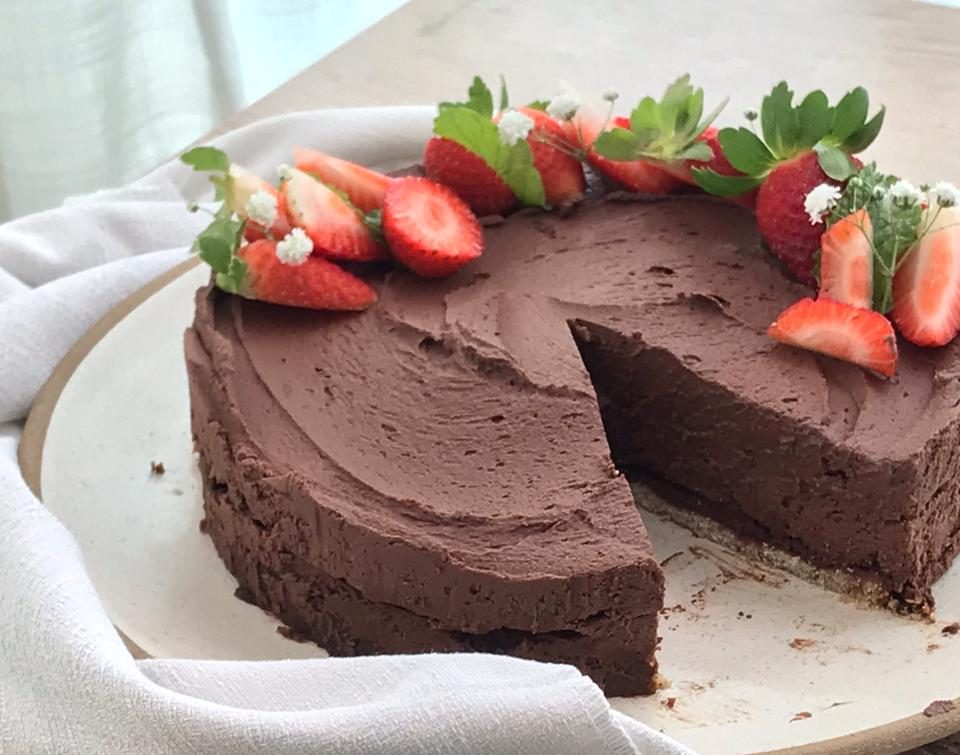 Jantar vegano para o dia dos namorados