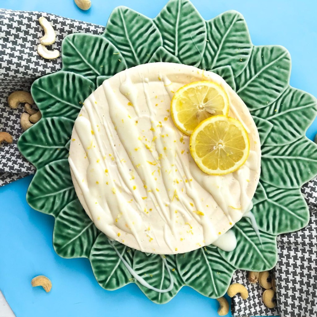 Torta de limão siciliano com chocolate branco (receita vegana)