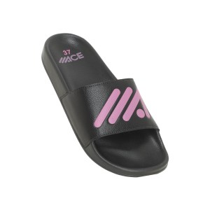 chinelo slide feminino esportivo ace preto