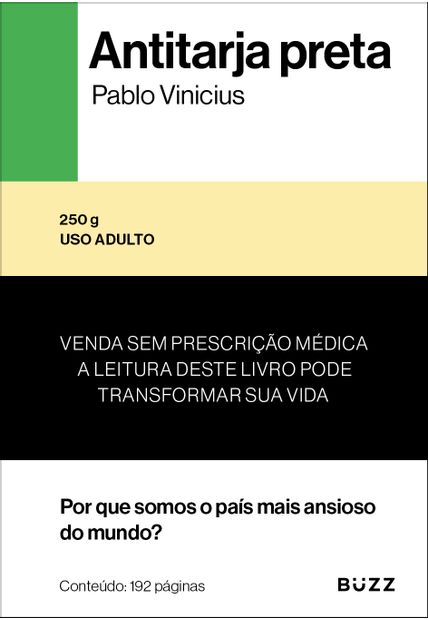 livro antitarja preta