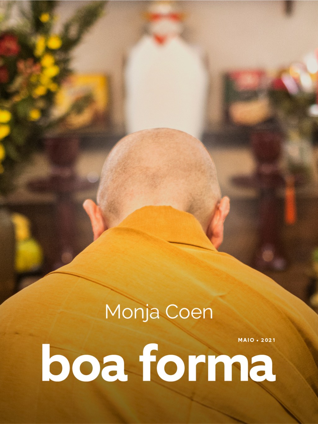Monja Coen: capa da edição de maio de BOA FORMA