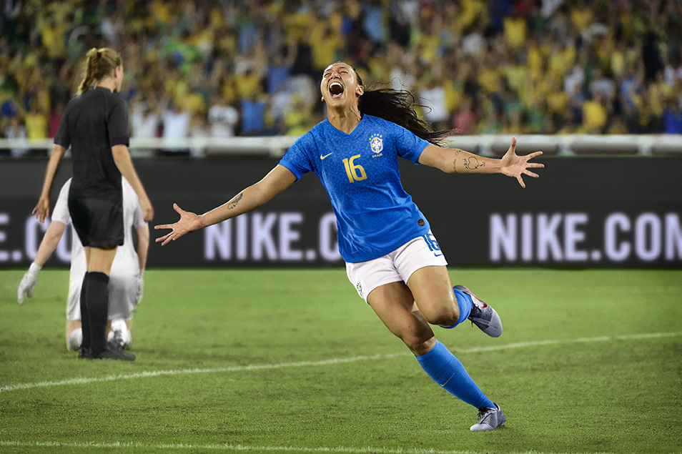 Beatriz Zaneratto, atacante da Seleção Brasileira beatriz zaneratto