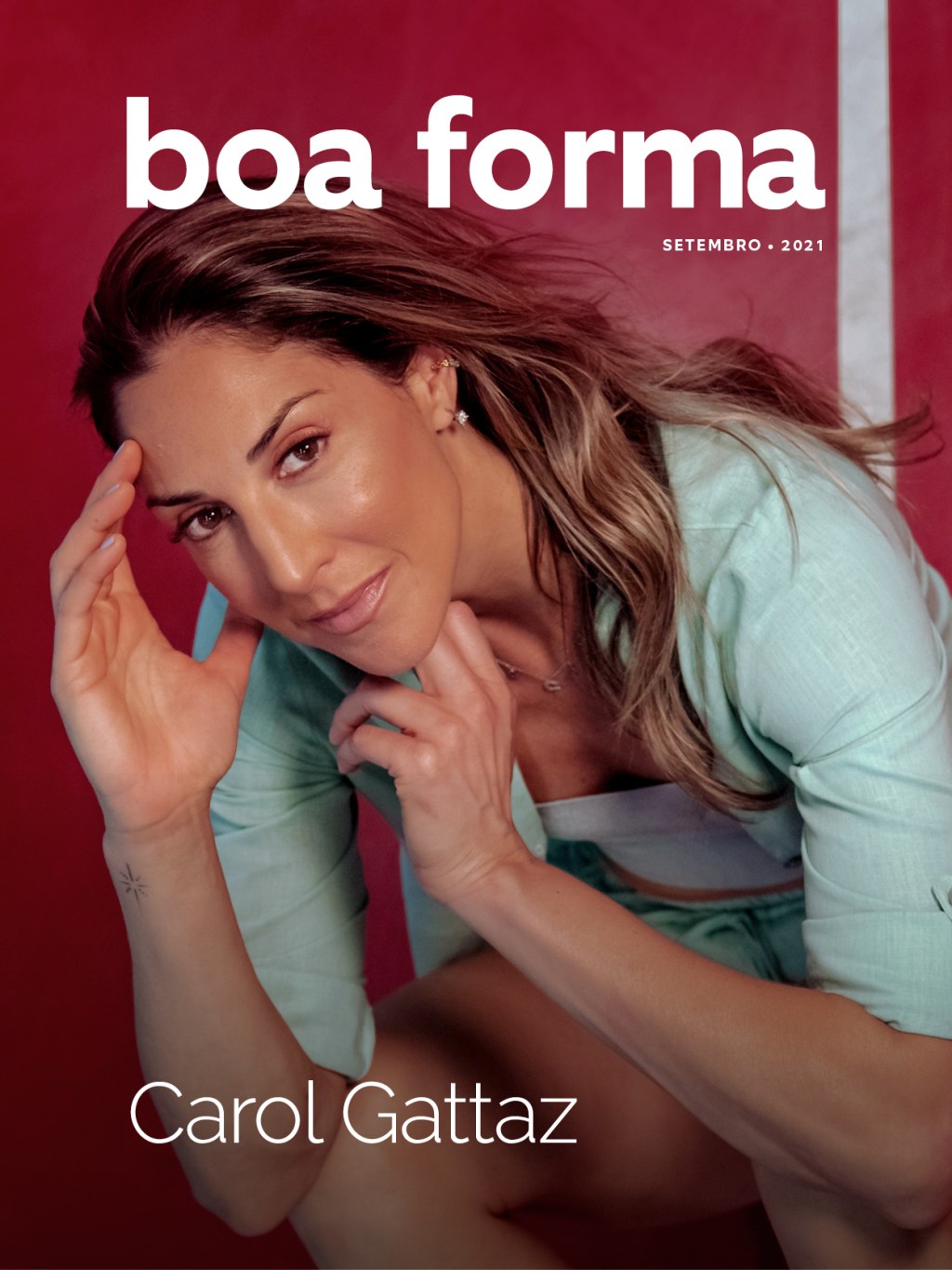 Carol Gattaz: capa da Boa Forma de setembro