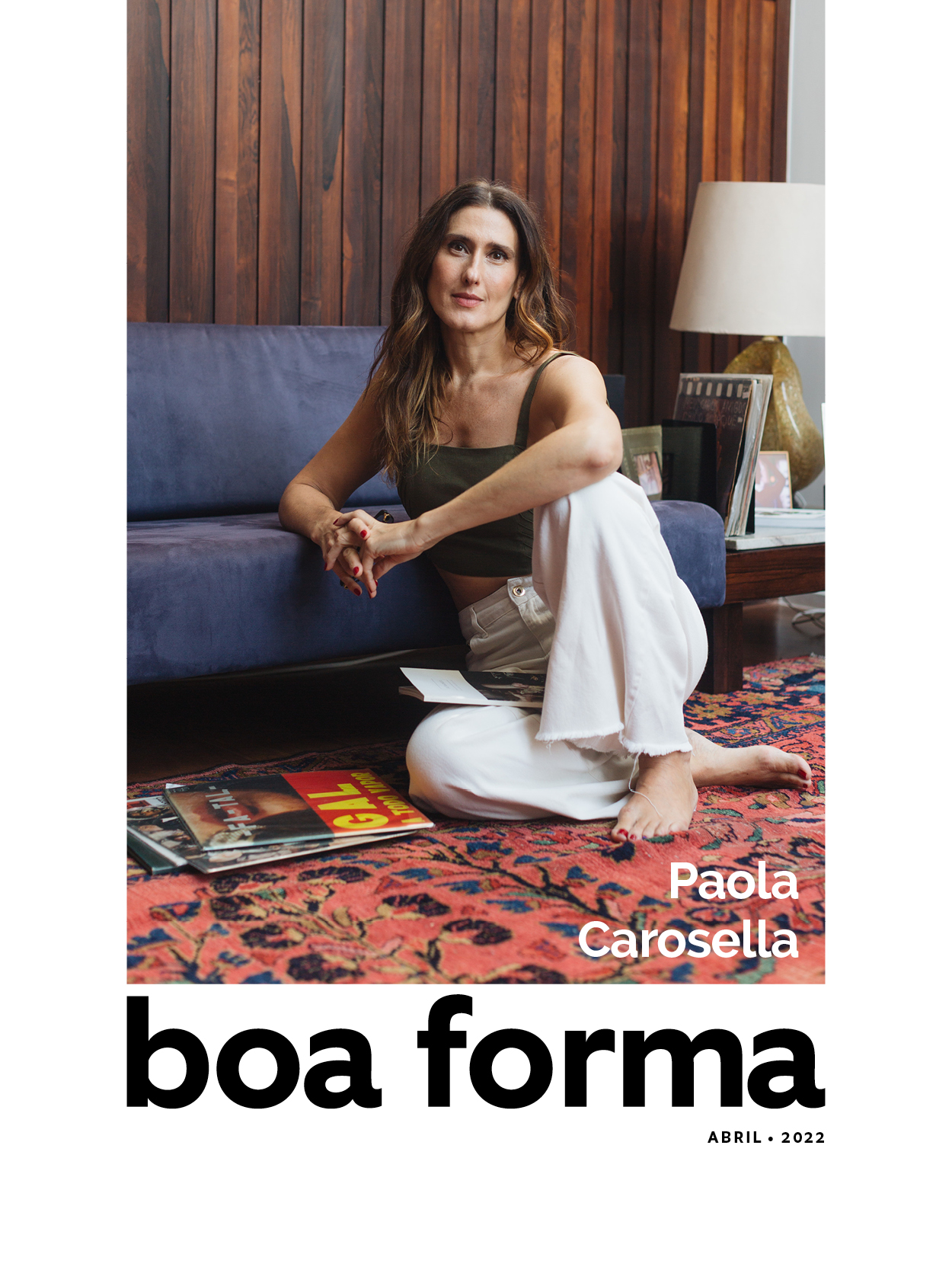 Paola Carosella na capa de Boa Forma