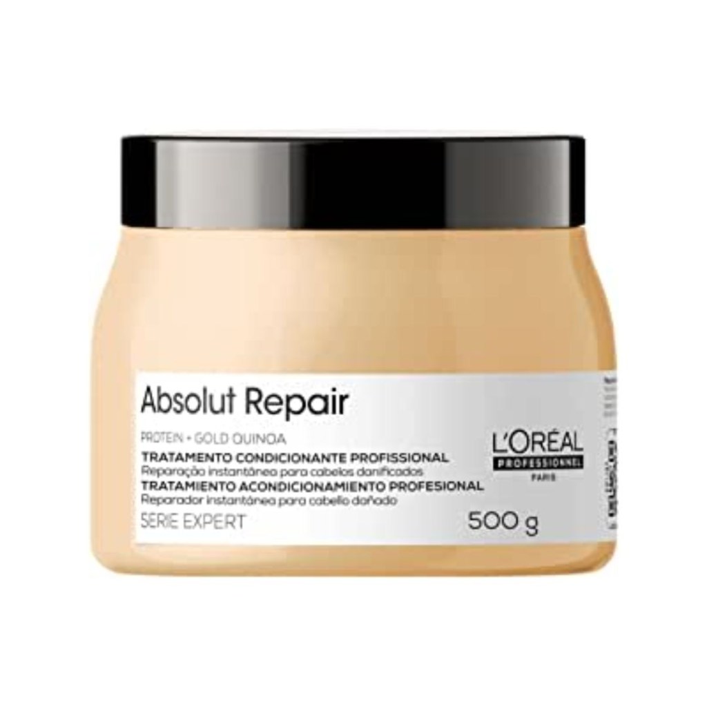 Máscara L'Oréal Professionnel Serie Expert Absolut Repair Gold Quinoa + Protein Golden