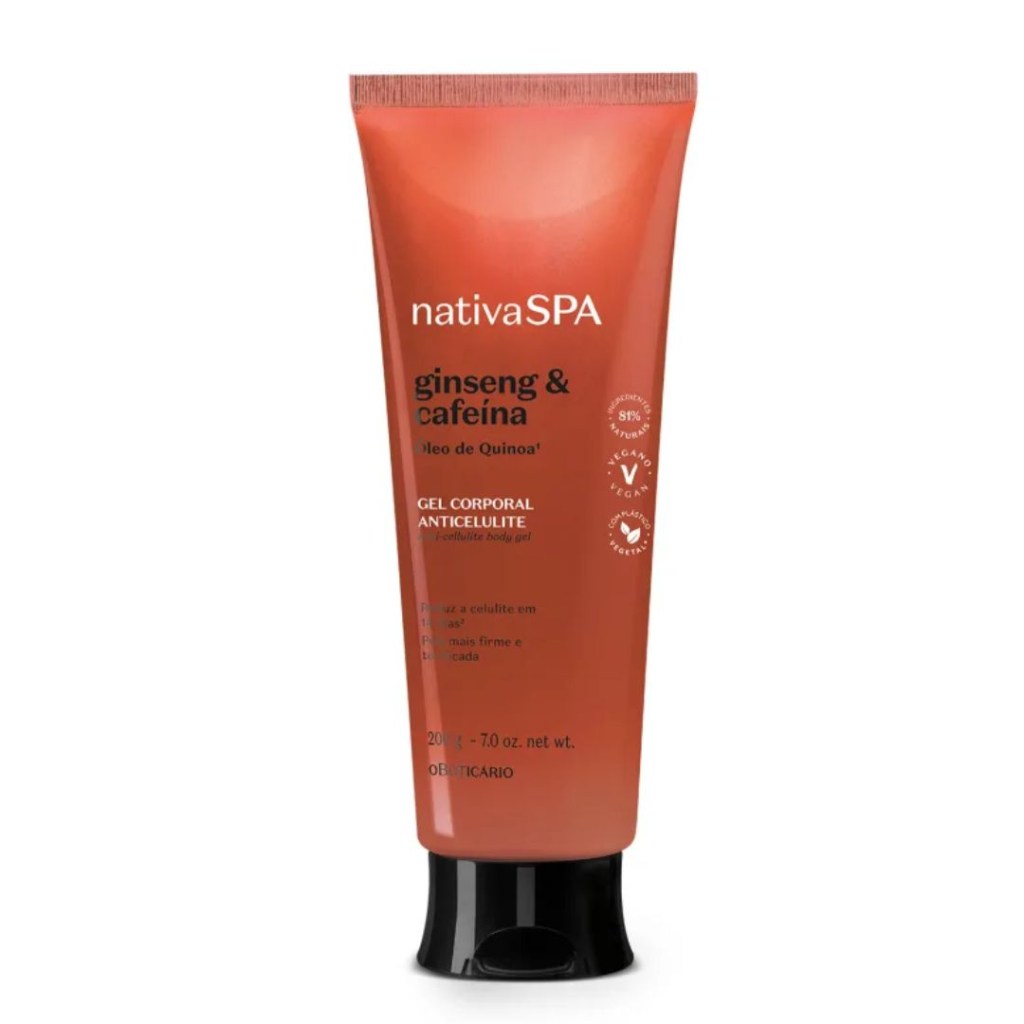 o boticário nativaSPA Gel Corporal Anticelulite Ginseng e Cafeína Nativa SPA