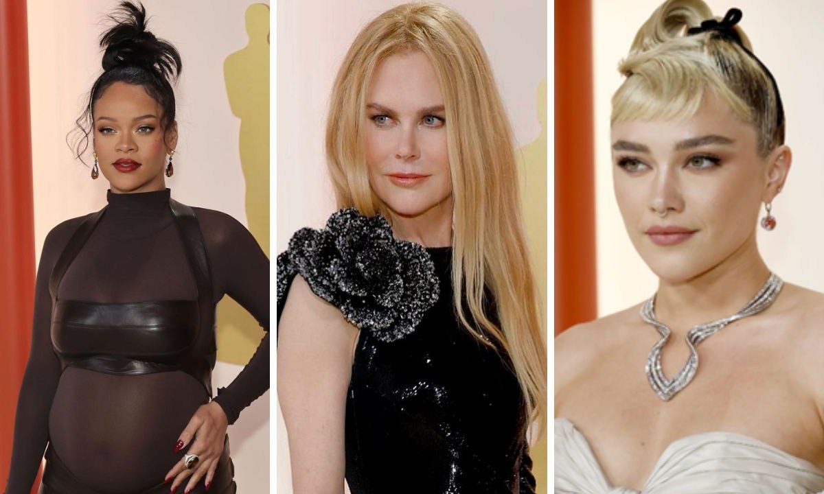 Penteados das famosas no Oscar 2023