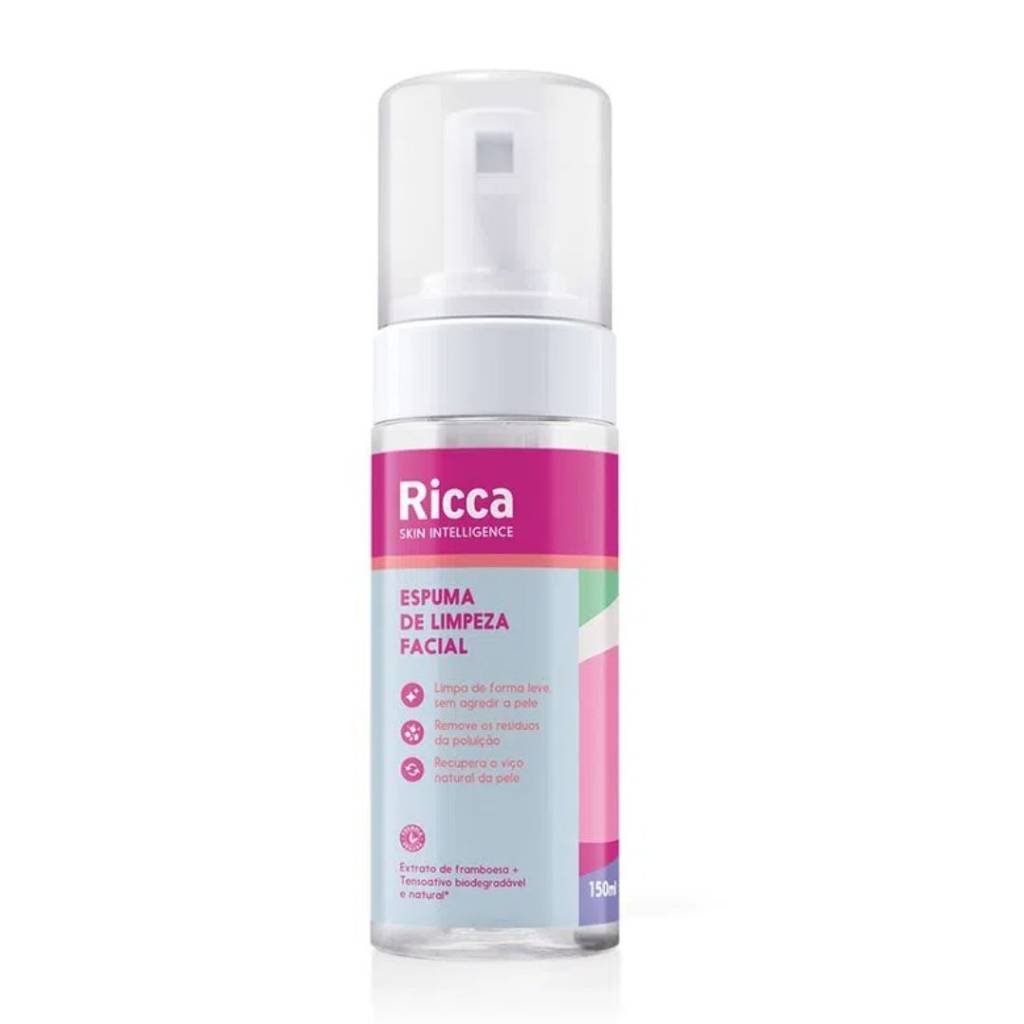 Espuma de Limpeza Facial Ricca