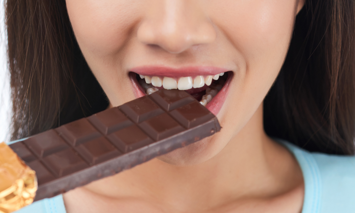 chocolate faz mal aos dentes
