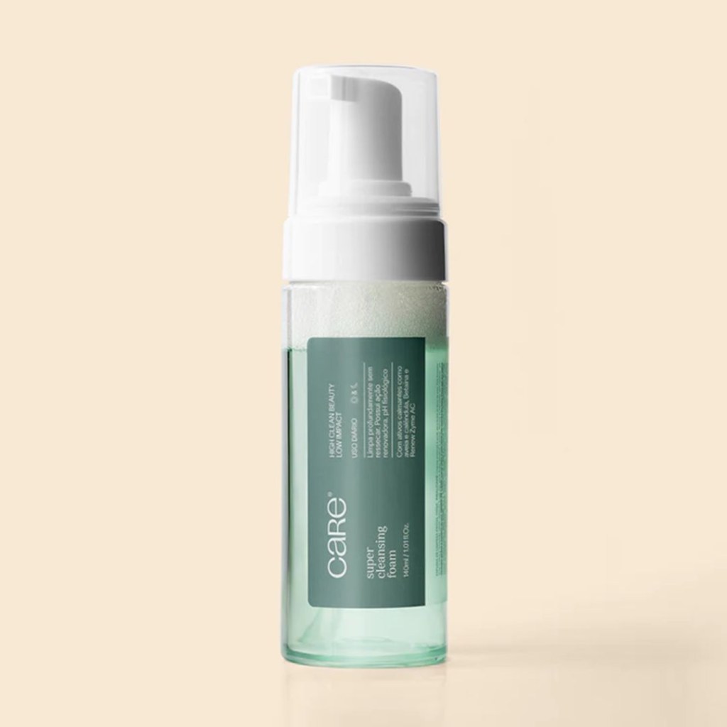 espuma de limpeza care Super Cleansing Foam