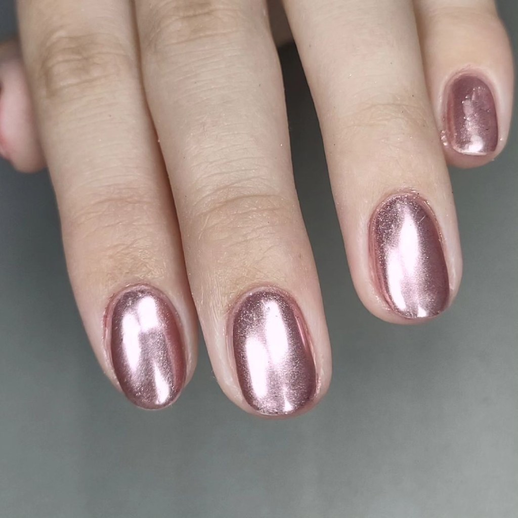 brunac.simoes unhas cromadas rosas