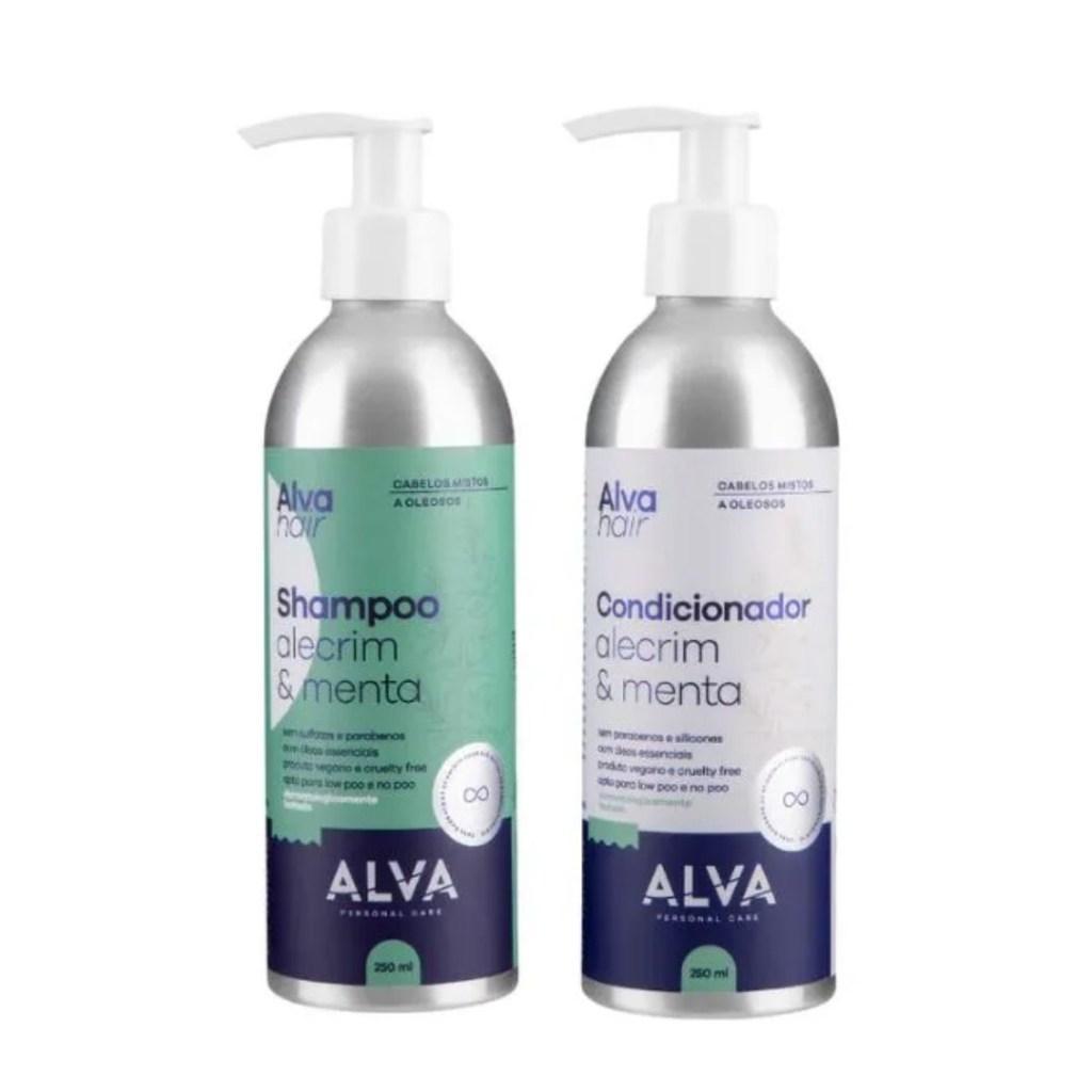 Kit Shampoo e Condicionador Alva e Boa Forma