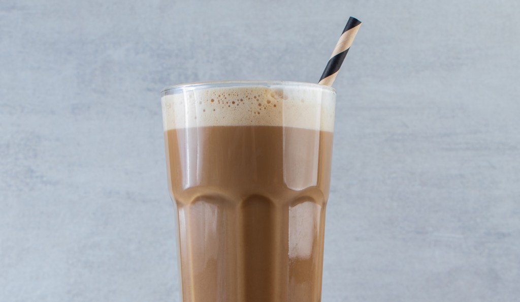 Shake de café energético para o pré-treino