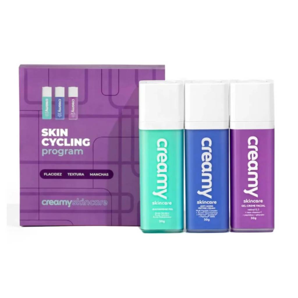 creamy trio skin cycling