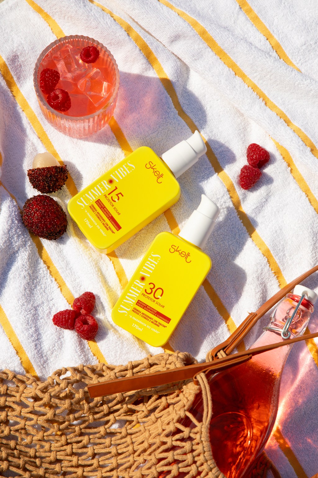 Skelt Protetor Solar Linha Summer Vibes