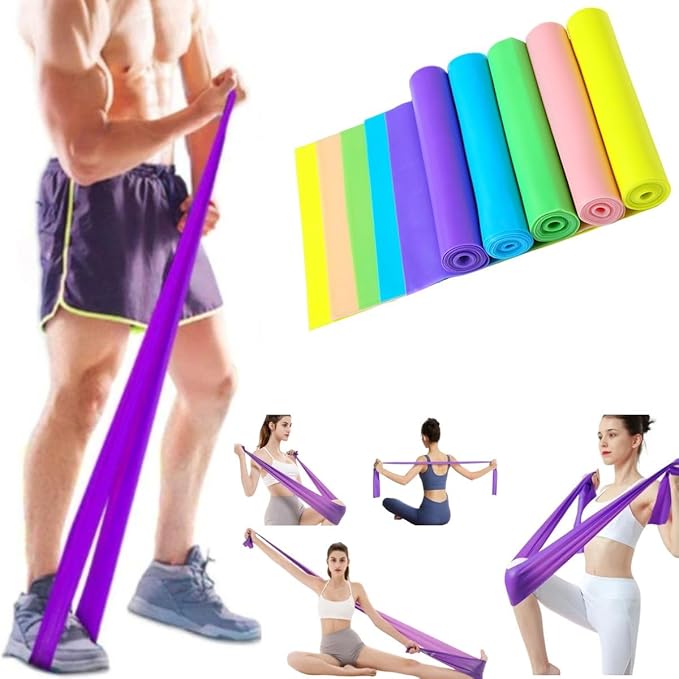 faixas-ioga Kit com faixas coloridas