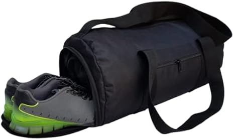 mochila-academia_7fd065 Bolsa de Academia Esportiva Com Porta Tênis Grande Resistente (Preto)