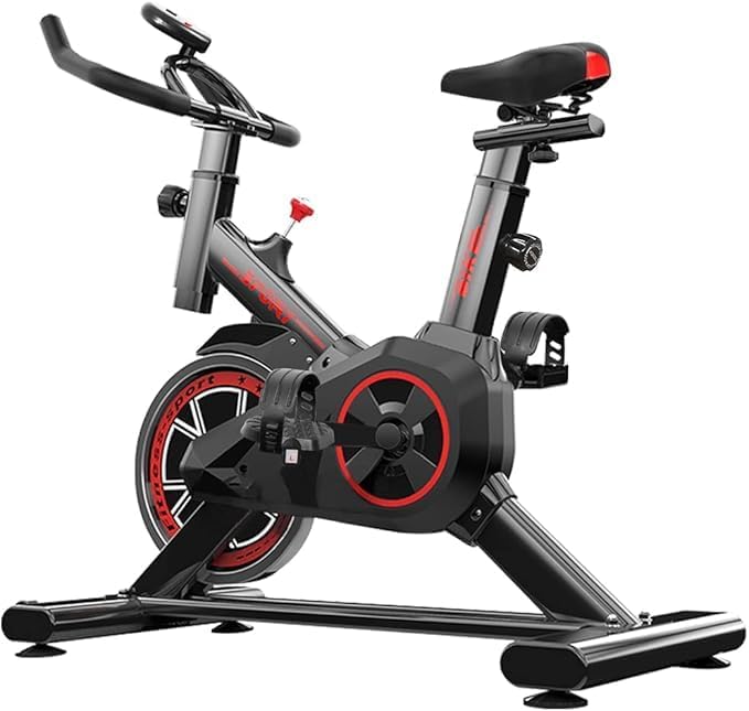 bike-dia-namorados-esporte Bicicleta Ergométrica Vertical Silenciosa MAX, Cor Preto com Vermelho