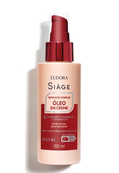Óleo em Creme Eudora Siàge Nutri Acid.Complex, 100mg .