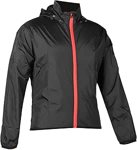 jaqueta-treinos-inverno5 Jaqueta de Corrida de Secagem Rápida Jaqueta de Ciclismo Respirável à Prova d'água Fina Com Capuz para Pilotagem Preta