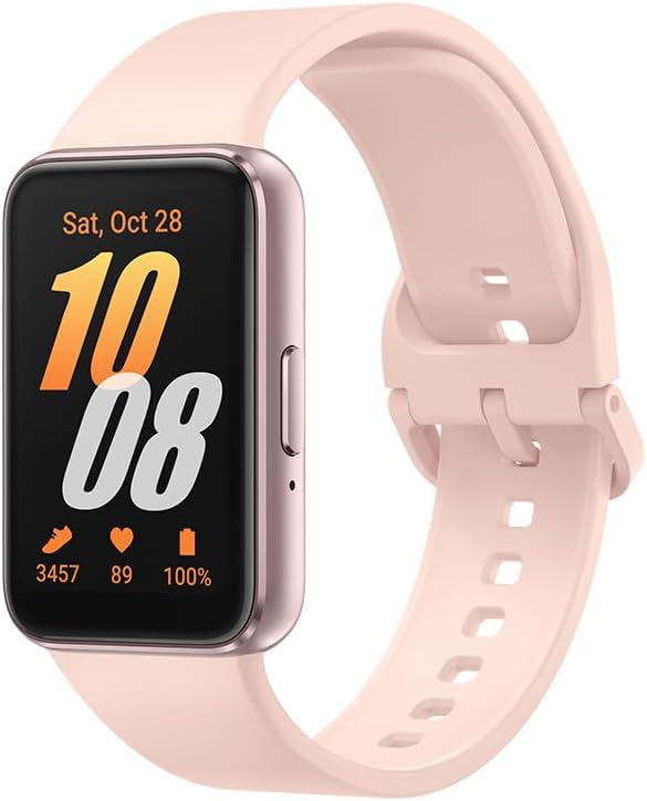 relogio-corrida4 Smartwatch Samsung Galaxy Fit3 Display 1.6" Rosé