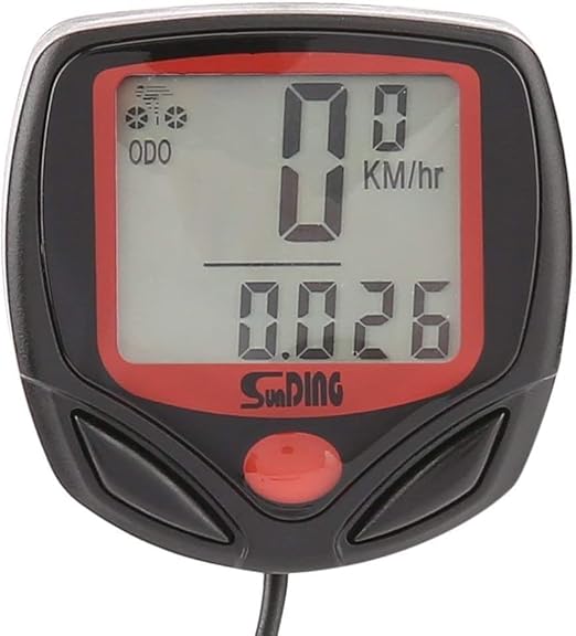 ATT BRAZIL Velocímetro e Odômetro Digital com Fio para Bicicleta - Monitor de Velocidade e Distância para Ciclistas .