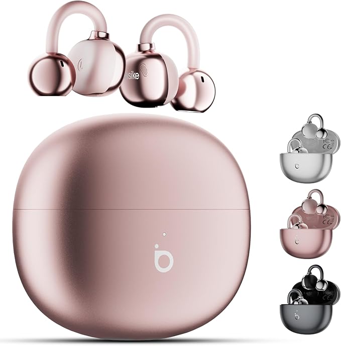 Basike Fones de Ouvido Clip-on, Bluetooth 5.4 .