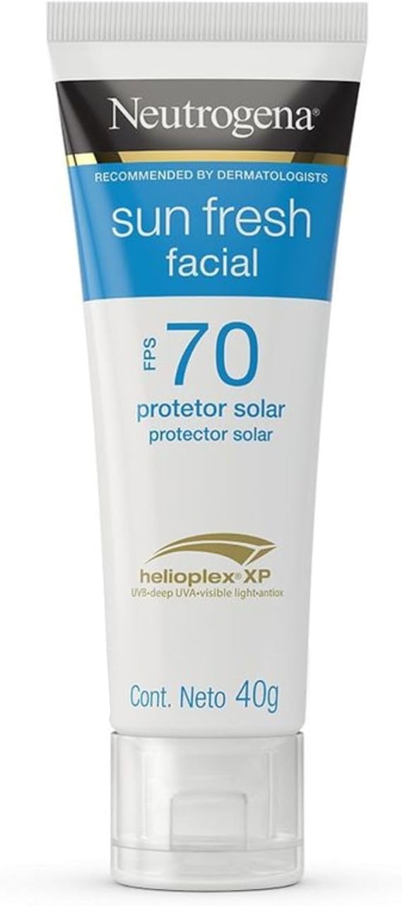 Neutrogena Sun Fresh Protetor Solar Facial, FPS 70, 40g .
