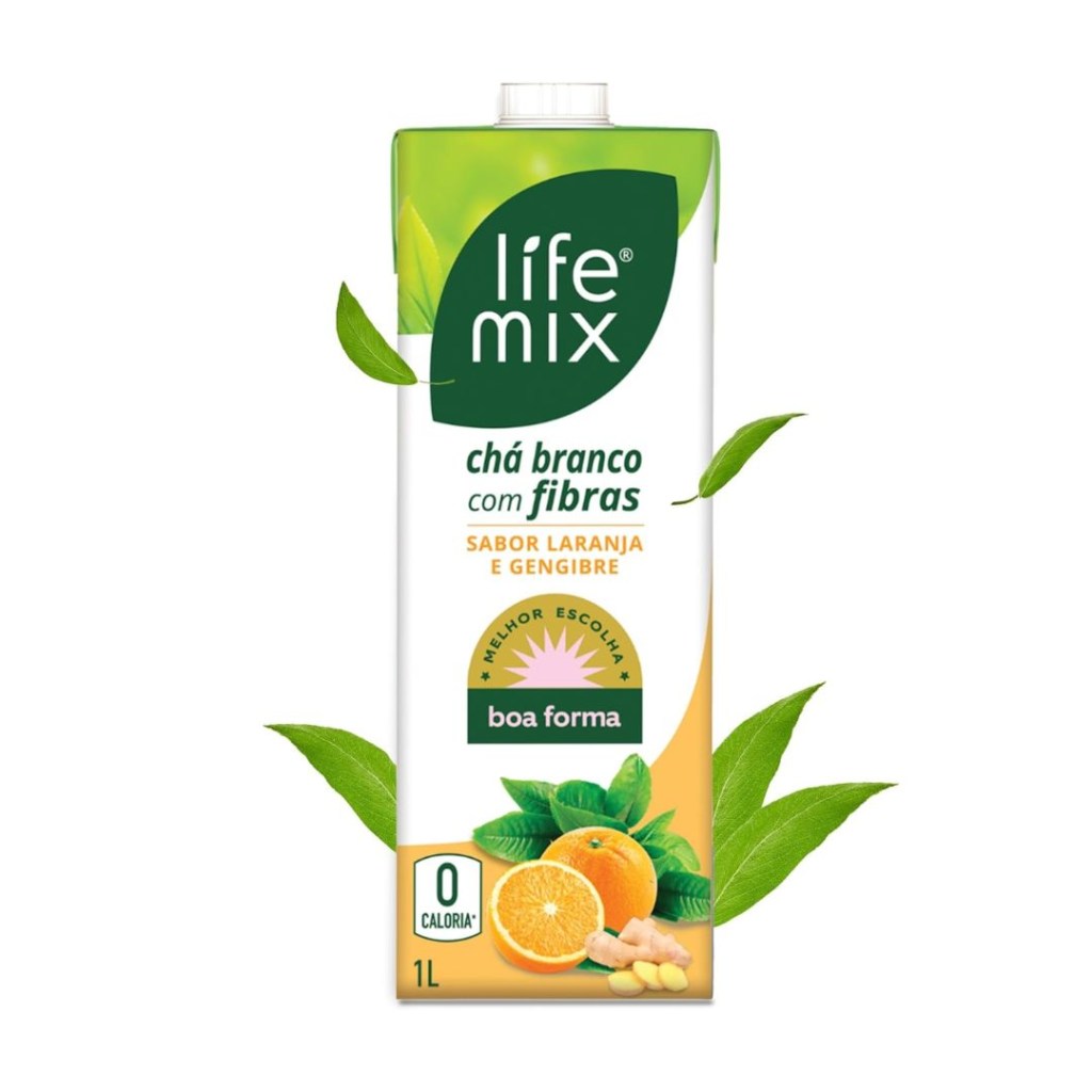 chá branco com fibras life mix chá branco com fibras life mix