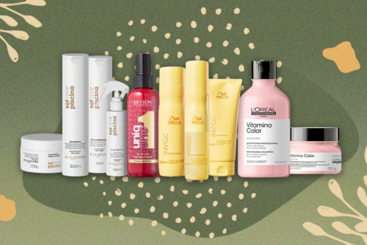 produtos para um cabelo saudável durante o verão