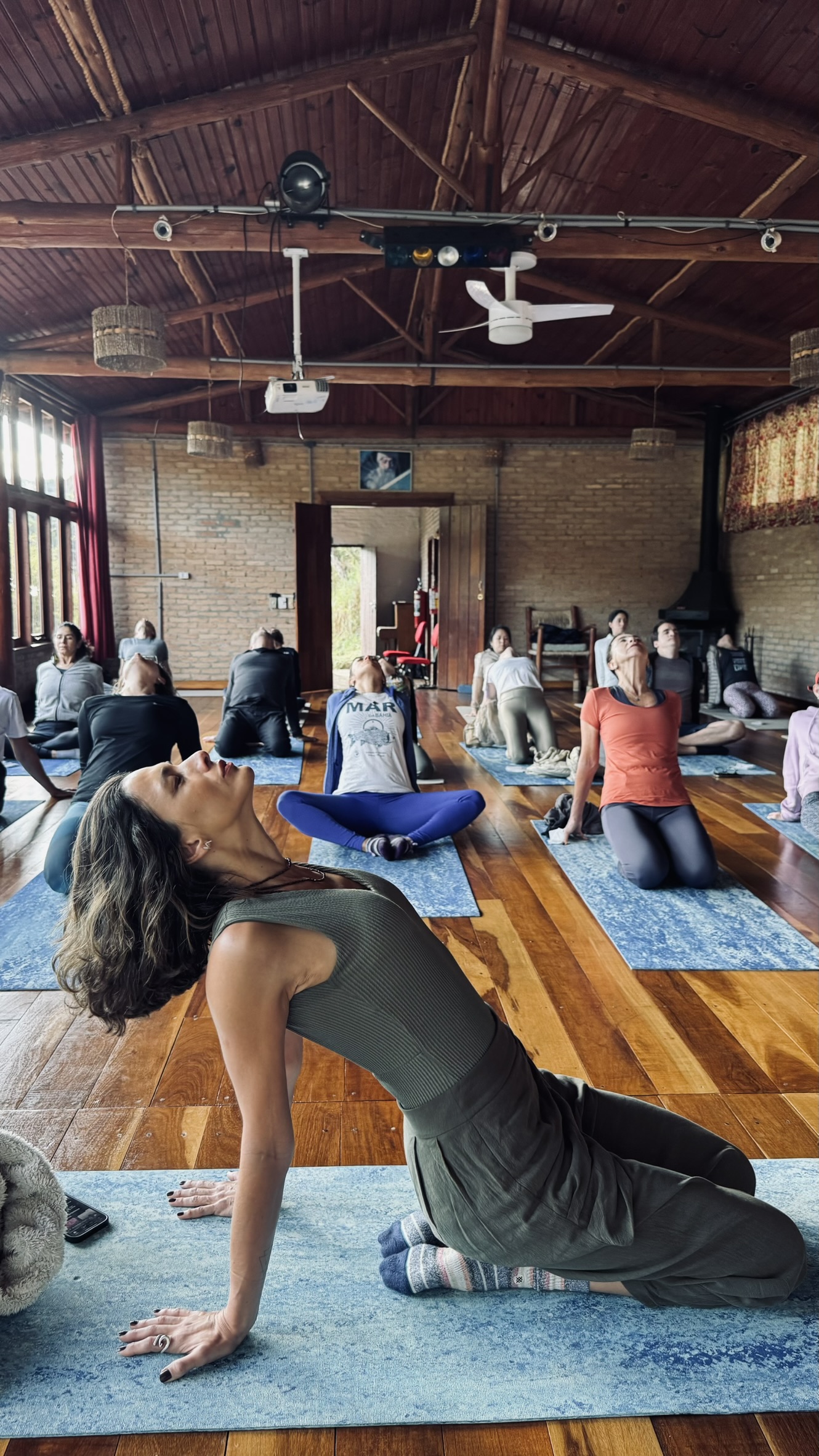 Bel Mota aula de yoga modo ativar